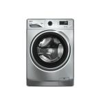 Zanussi ZWF8240SS6 – غسالة أوتوماتيك – 8 كجم – 1200 لفة/دقيقة – رقمية – برامج متعددة – فضي – موتور عادي – باب أسود بحلقة فضية