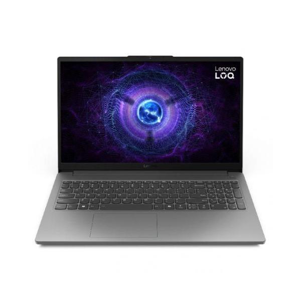 Lenovo حاسوب محمول للألعاب LOQ 15IAX9E، معالج Intel® Core™ i5-12450HX، ذاكرة 16 جيجابايت، سعة تخزين 512 جيجابايت SSD، بطاقة رسوميات RTX 4050، شاشة 15.6 بوصة FHD - لون لونا جري