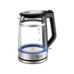 BLACK+DECKER غلاية زجاجية مزدوجة الجدار سعة 1.7 لتر وقوة 2200 واط - GK220-B5