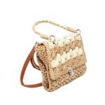 Glitter شنطة يد حريمي بذراع كروس من جليتر - بني فاتح