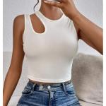 Martina Store تي شيرت نسائي مصنوع من القطن المضلع