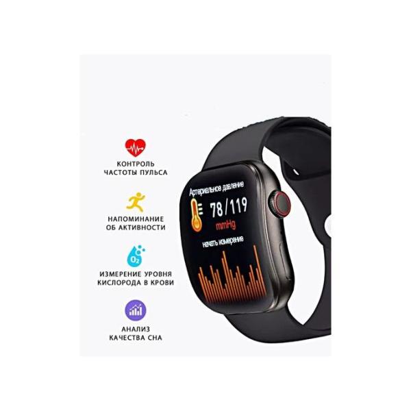 W&O W&O X10 Mini 3 - ساعة ذكية منحنية على الشاشة - 41 مم - الشحن اللاسلكي NFC Bluetooth.