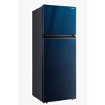 Toshiba توشيبا - ثلاجة - باب زجاجي 2D 450 لتر بتصميم ليلة مليئة بالنجوم - ضاغط عاكس، ثبات الجهد، تبريد الهواء، صندوق المرافق، تحكم في الرطوبة، بيور بيوري، منطقة تبريد، أزرق