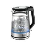 BLACK+DECKER غلاية زجاجية مزدوجة الجدار سعة 1.7 لتر وقوة 2200 واط - GK220-B5