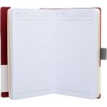 Yassin Titanium Notepad with Pen, 12x19cm Plastic Cover for Portable Notes