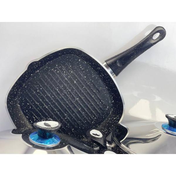 VIOLA طقم حلل جرانيت تركي عدد 16 قطعه ماركة فيولا خامة عالي الجودة