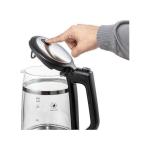 BLACK+DECKER غلاية زجاجية مزدوجة الجدار سعة 1.7 لتر وقوة 2200 واط - GK220-B5