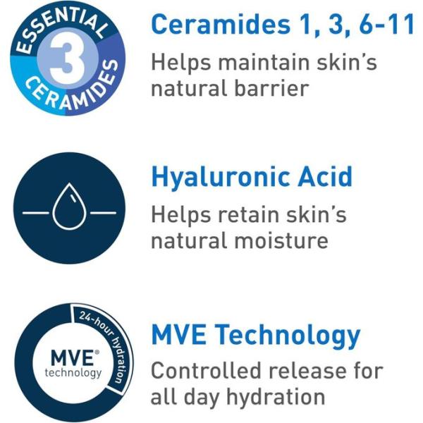 Cerave Ultra-Light Moisturizing Gel Hydrating Gel Face Moisturizer with Ceramides, Niacinamide, Hyaluronic Acid Fragrance Free Oil-Free
